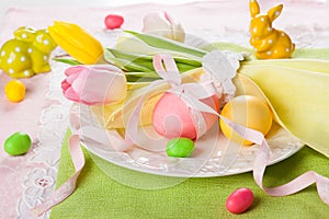 Easter table setting