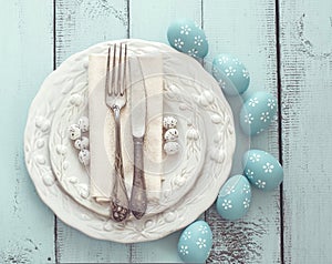 Easter table setting