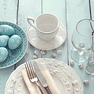 Easter table setting