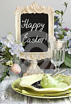 Easter table setting