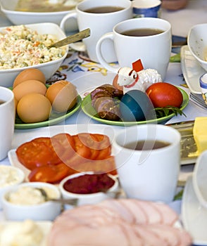 Easter table setting