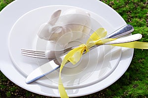 Easter table setting