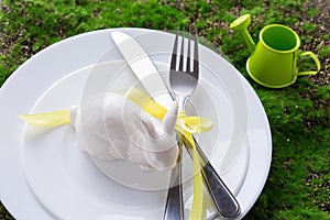 Easter table setting