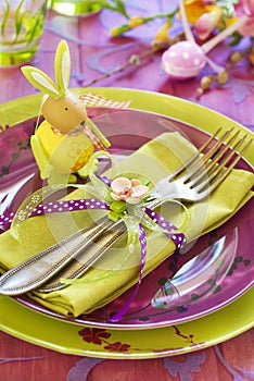 Easter tableware