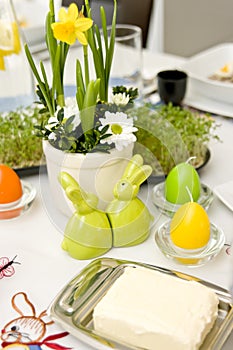 Easter tableware