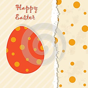 Easter template greeting card