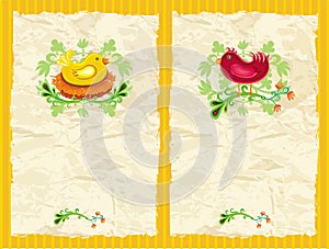 Easter textured backgrounds.