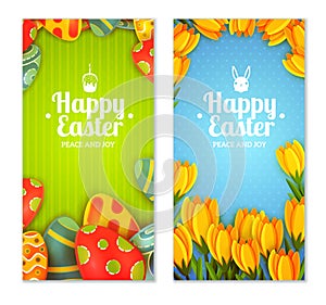 Easter banner set