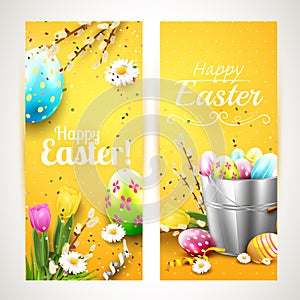 Easter vertical banners