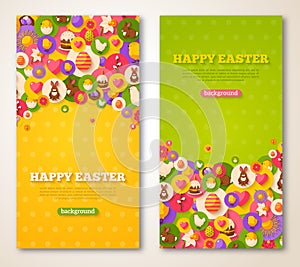 Easter Vertical Banners Set