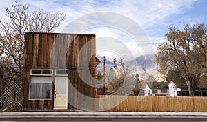 Eastern California Rural City Store Front Main Street House