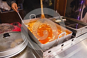 Eastern delicacies on sale at a street market