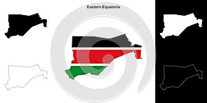 Eastern Equatoria outline map