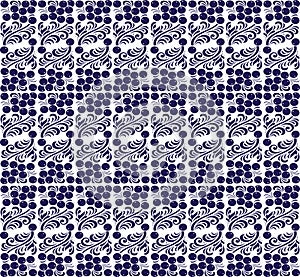 Eastern European traditional seamless pattern with
