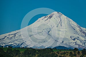Eastern flank of Mount Hood in Oregon