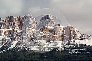 Eastern half of Castle Mountain, Banff, Alberta
