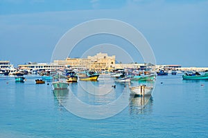 Eastern harbor of Alexandria, Egypt