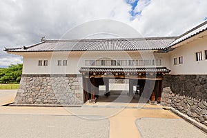 Eastern Main Gate of Second Bailey of Yamagata Castle, Japan