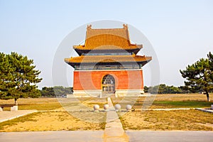Eastern Qing Mausoleums scenery -Main spirit road buildings photo