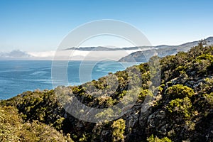 Eastern Santa Cruz Island Is Obstructed With Thick Fog photo