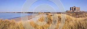 Eastern Scheldt Barrier at Neeltje Jans in The Netherlands