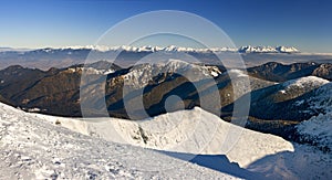 Eastern Tatras mountain range
