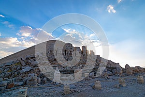 Eastern Terrace of Mount Nemrut at sunset