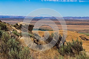 Eastern Washington Palouse vast expanse desert view with hills