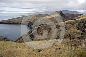 Easternmost part of the island Madeira, Ponta de Sao Lourenco, Canical town, peninsula, dry climate