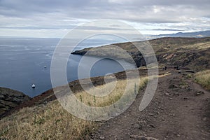 Easternmost part of the island Madeira, Ponta de Sao Lourenco, Canical town, peninsula, dry climate