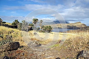 Easternmost part of the island Madeira, Ponta de Sao Lourenco, Canical town, peninsula, dry climate