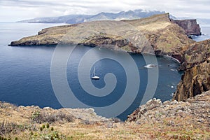 Easternmost part of the island Madeira, Ponta de Sao Lourenco, Canical town, peninsula, dry climate