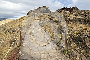 Easternmost part of the island Madeira, Ponta de Sao Lourenco, Canical town, peninsula, dry climate