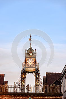 Eastgate Clock Chester, Cheshire, England,