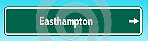Easthampton Road Sign