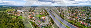 Eastlink highway passing through residential areas in Melbourne. photo