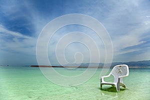 Easy Chair at the Dead Sea