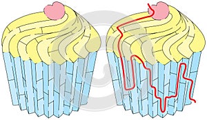 Easy cup cake maze