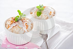 Easy dessert - milk rice