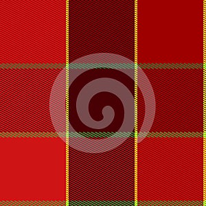 Easy Editable Red Checkered Plaid Vector Pattern photo