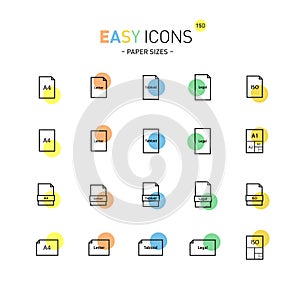 Easy icons 15D Papers