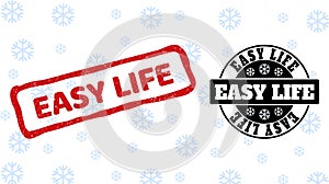 Easy Life Scratched and Clean Stamp Seals for Xmas