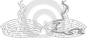Easy pie maze