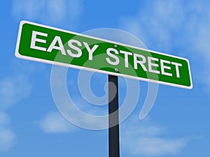 Easy Street Road Sign