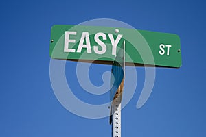Easy Street Sign