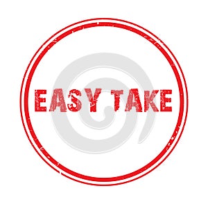 easy take stamp on white