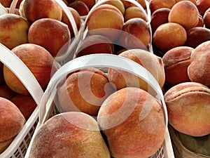 Baskets of Peaches