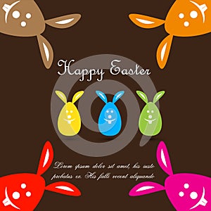 Colorful Easter Bunny