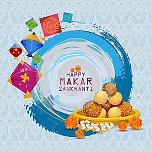 Happy Makar Sankranti background