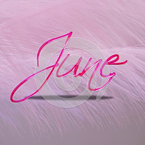 June in chrome effect